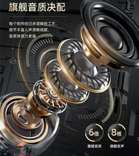 幽炫2022年新款真无线蓝牙耳机双耳运动型...
