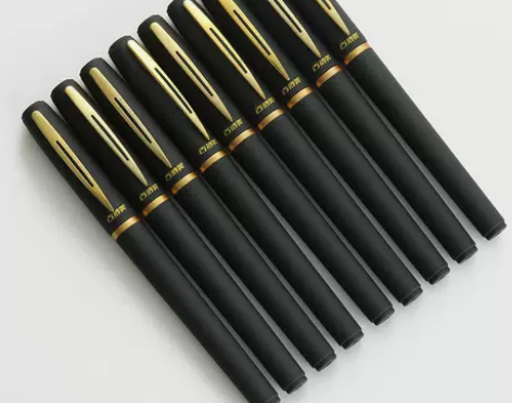 粗管商务高档笔签字笔老师专用笔芯大容量粗杆...