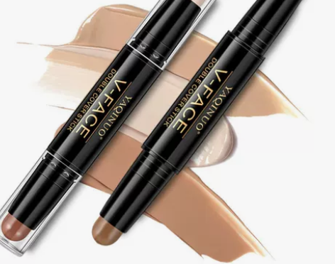 雅琪诺高光修容棒双头两用哑光脸部提亮面部2...