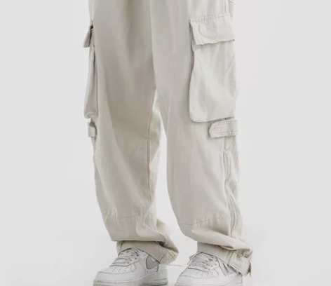 0123Start 薄款美式多口袋工装裤男...