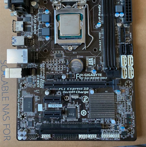 技嘉b85m主板，有挡板，cpui3-41...
