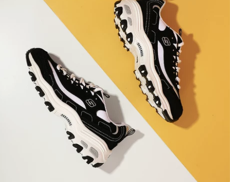 Skechers斯凯奇秋冬季十周年熊猫鞋女鞋