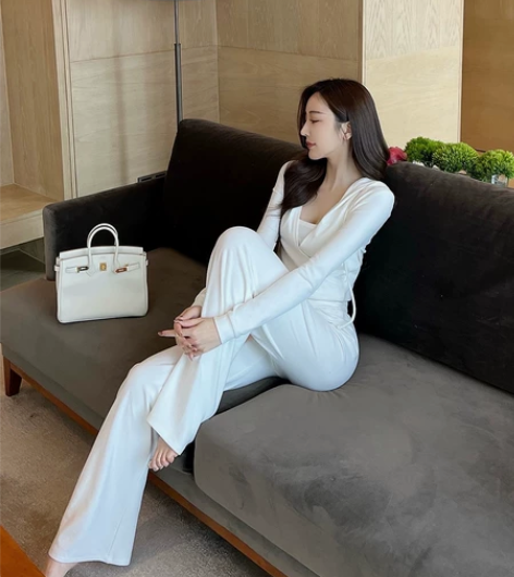 SX善喜白色休闲内搭外套长裤运动3件套装V...