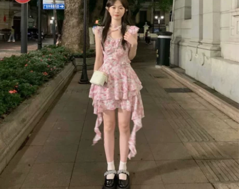 白里BAILISTUDIO 花仙子 荷叶边...