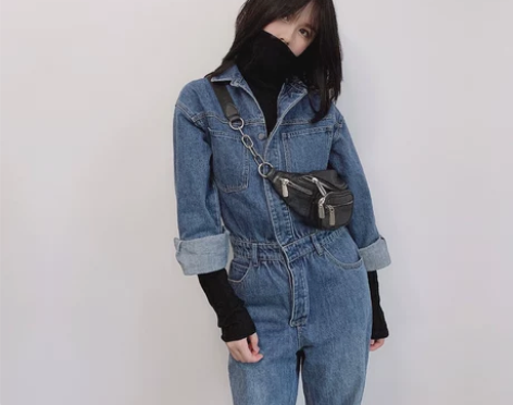 2019新款春秋季王菲同款显瘦宽松长袖连衣...