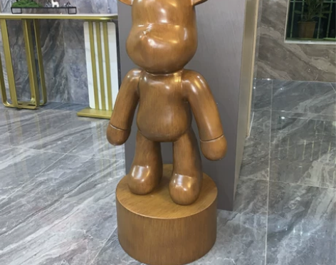 高端网红暴力熊大摆件存钱罐新中式美式别墅客...