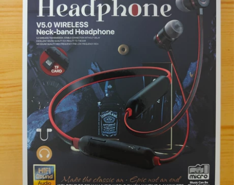 全新睿量可充电耳机，可插内存卡，可连续播放...