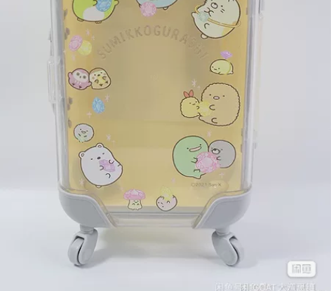 日版现货 正版墙角角落生物迷你旅行行李箱透...
