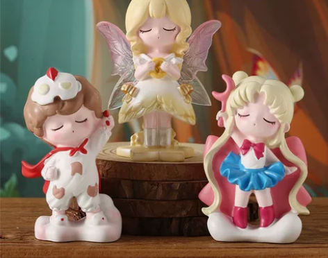 童年梦想家盲盒少女心创意卡通动漫树脂手办玩...
