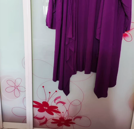 莫代尔中袖外搭，防晒有弹力 后衣长约90，...