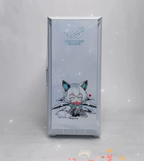 鑫谷直男一号机箱喷绘 灯板 吹雪定制 02...