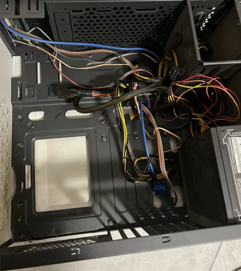 白机箱?战斧750电源+两个cpu风扇 一...