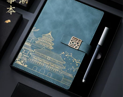 个人笔记本 中国潮复古风故宫文创A5子B5...