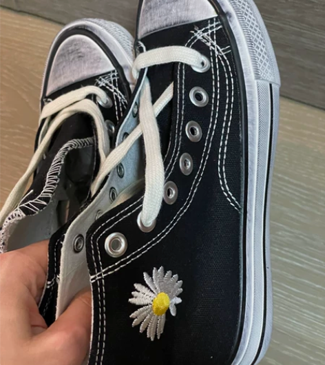 做旧款帆布鞋 36码 买错了 全新低价出 ...