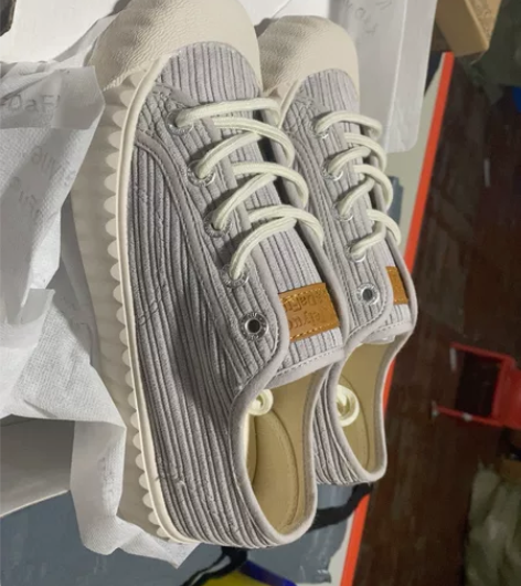 大孚飞跃女鞋帆布鞋灯笼芯面料柔软舒服不磨脚...