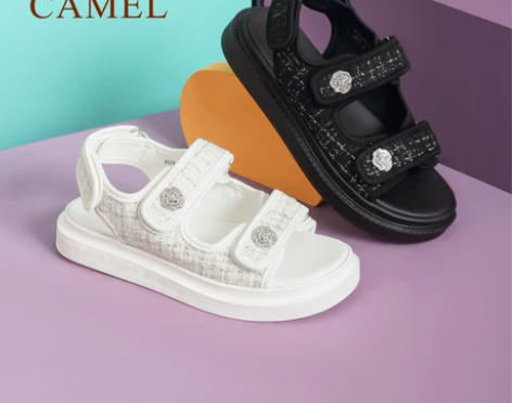 【Camel骆驼】2021夏季新款小香风休...