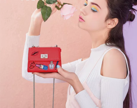 付邮送 不莱玫包包女2019新款女包迷你斜...