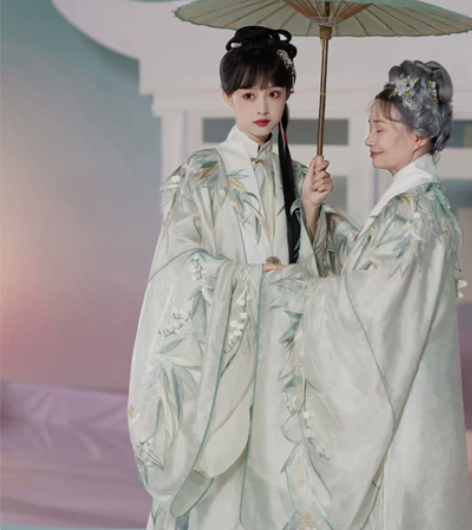 【代拍】七月夕明制汉服 潇湘玉人 立领大襟...