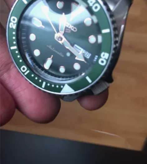 精工 seiko 新精工5号机械表，绿色，...