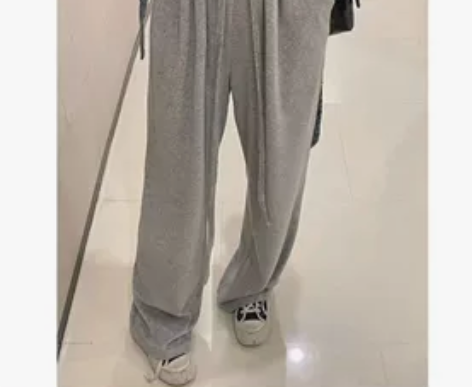 高腰松紧毛巾裤 灰色s码！仅试穿并且清洗过...