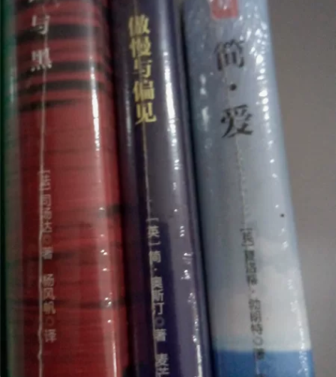 简爱，红与黑，傲慢与偏见，飘 前三本全新未...