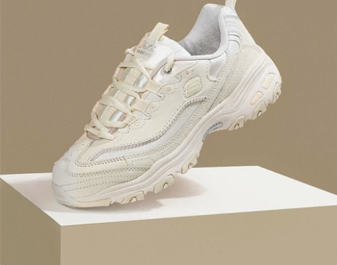 Skechers斯凯奇珠珠熊猫鞋女鞋春季新...