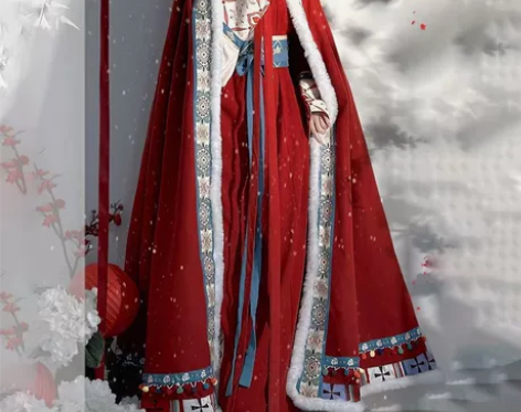 仙楚姬原创汉服  女【出塞】直裾魏晋斗篷秋...