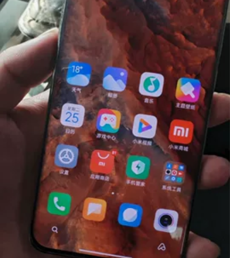 小米11u 8加256换过外屏后盖碎触摸正...