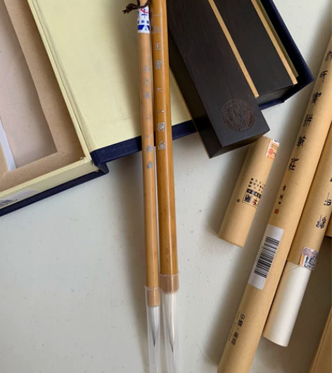 文房四宝全新正品一得阁毛笔一品玉书满80包...