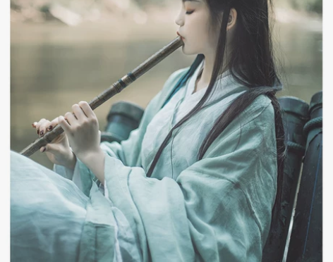 清平调魏晋风交领汉服女超仙古风广袖流仙裙中...