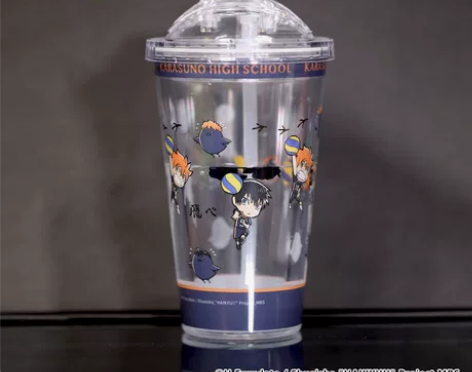 星河动漫正版排球少年 吸管杯 水杯乌野款 ...