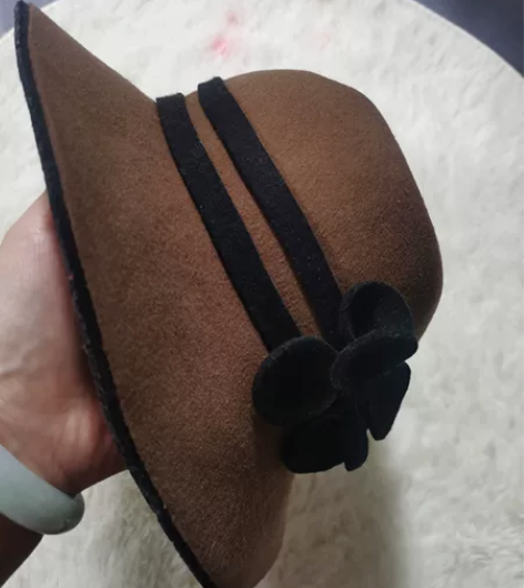 设计师羊毛礼帽，入手就用了一次，现整理衣橱...
