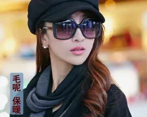 全新 修脸显瘦毛呢贝雷帽潮八角帽鸭舌帽子日...