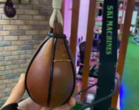 纯真牛皮拳击反应球躲闪球悬挂式速度球躲闪器...