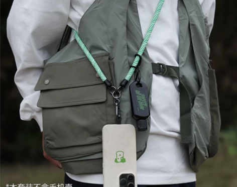 OUO山系户外露营登山野餐斜挎单肩多功能结...