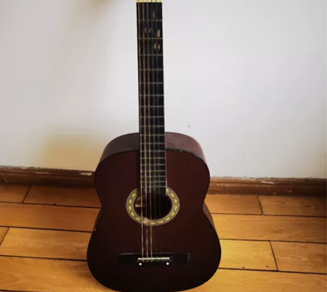 红棉吉他转让，大学毕业不玩了，8成新，38...