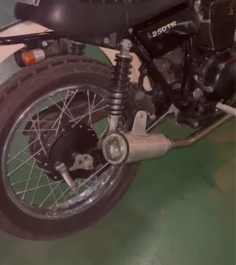 kawasaki tr250 复古车 复古...