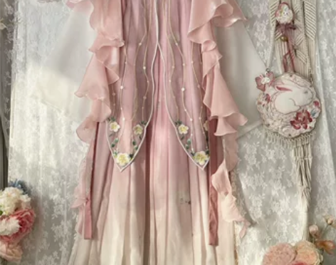 玉术原创汉服女【春亦如期】齐胸襦裙对襟衫改...