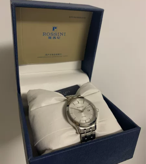 罗西尼手表女简约时尚潮流学生石英表防水日历...