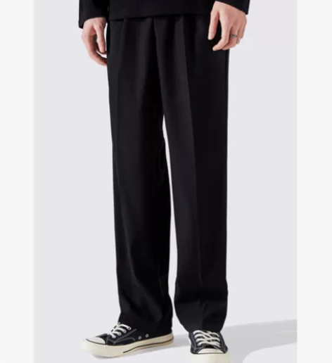 垂感西裤男直筒新款潮流高级宽松百搭坠感裤子...