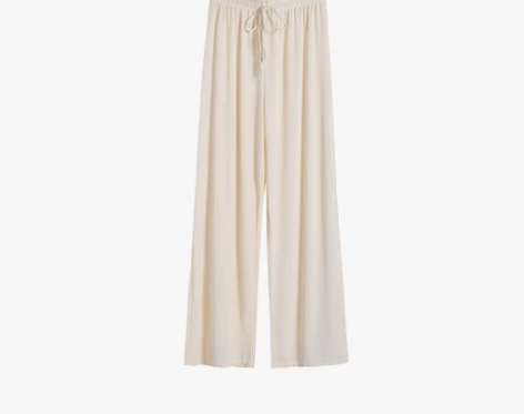 阔腿裤女高腰垂感宽松薄款拖地长裤夏季显瘦休...