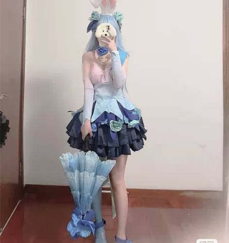 公孙离花间舞cos，xl码大全套 假发?饰...