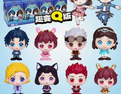 正版全新斗罗大陆趣变Q版公仔手办8款不重复...