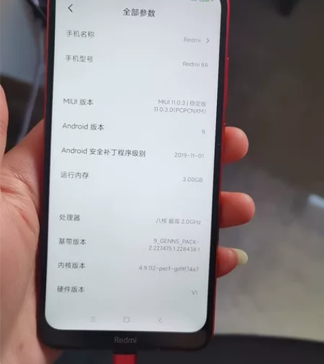 红米8a 3+32g，无拆修，99新，没怎...