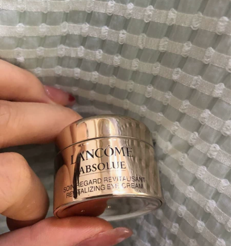 闲置,兰蔻菁纯眼霜5ml滋润玻色因淡化细纹...