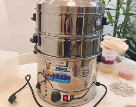不锈钢商用电蒸笼超大容量家用家宴蒸菜蒸包子...