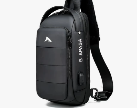 韩版十寸平板单肩斜挎胸包 男大容量充电防水...