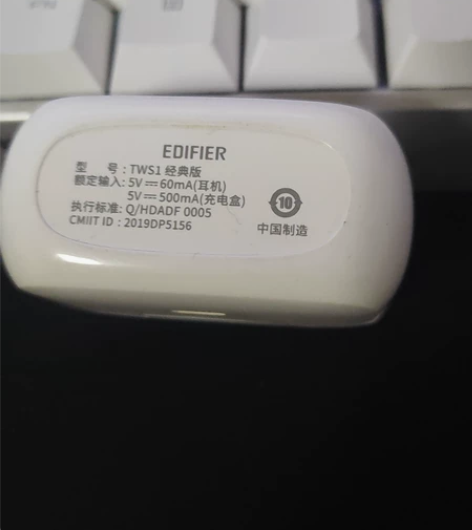 tws1漫步者，自用，左耳丢了，，其他正常...