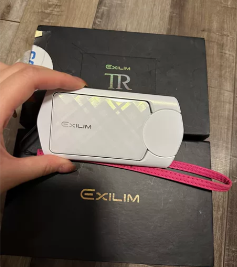 卡西欧Casio Tr500 白色 时代的...