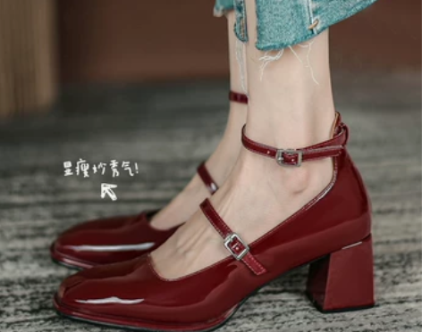 FXSO方巷玛丽珍鞋女2022夏秋季新款中...